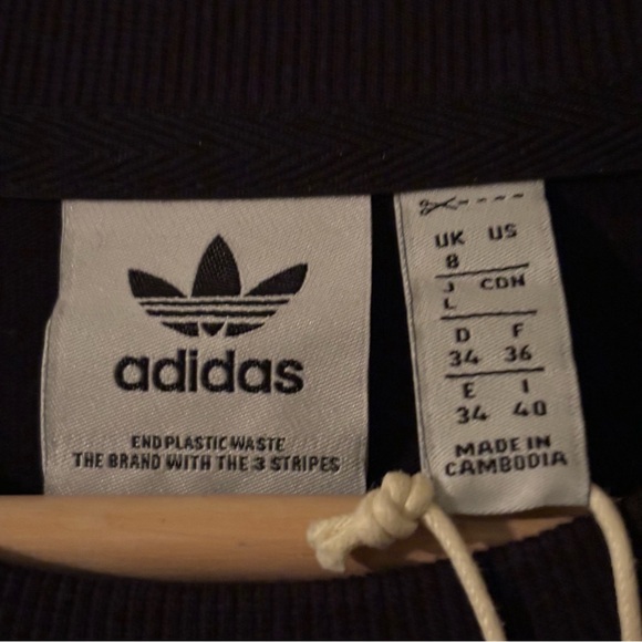 Adidas Black Midi Dress UK 8 or Size S - Picture 4 of 7